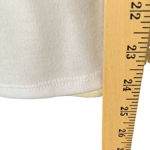 Alfred Dunner Women’s White Lace Short Sleeve Blouse Size M Floral Pattern Polye - Picture 8 of 9